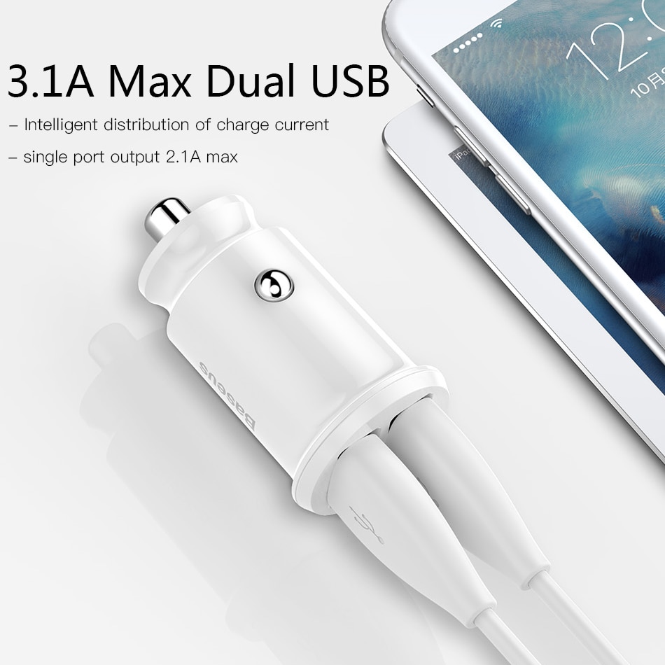 USB Car Charger for Mobile Devices