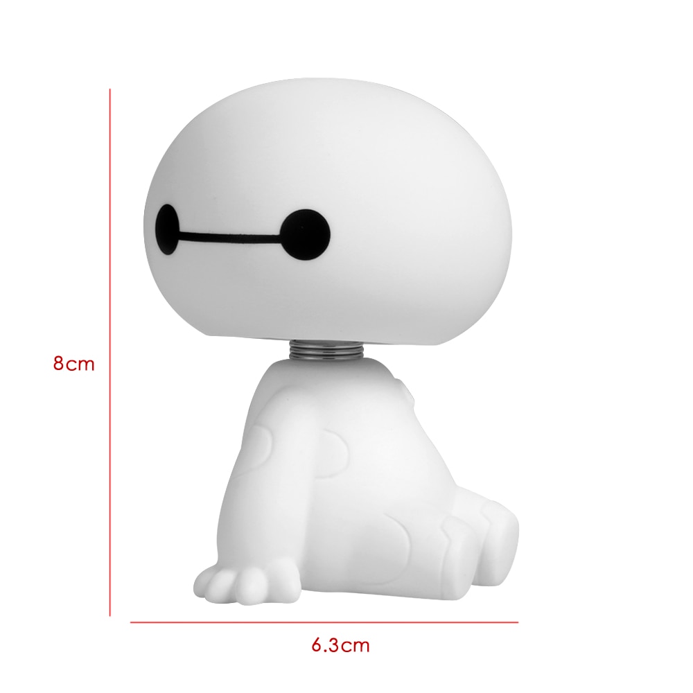 Car Decoration Baymax Shaking Head Figure