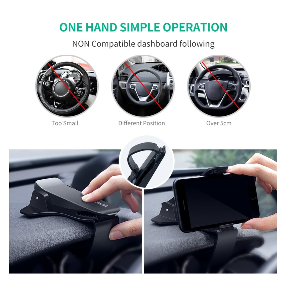 Car Mobile Holder with Adjustable Clip