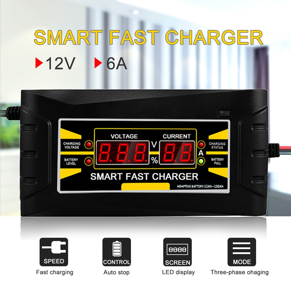 Car Battery Charger Auto 110V/220V