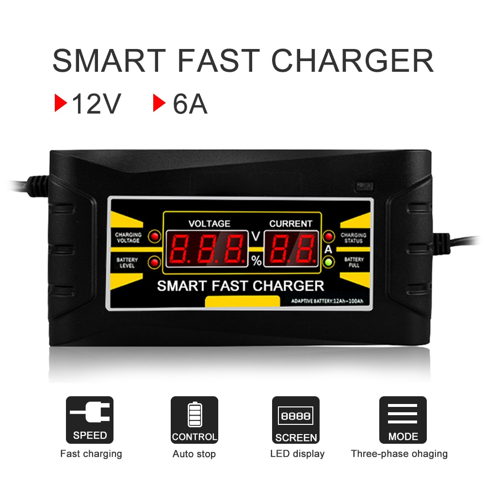 Car Battery Charger Auto 110V/220V