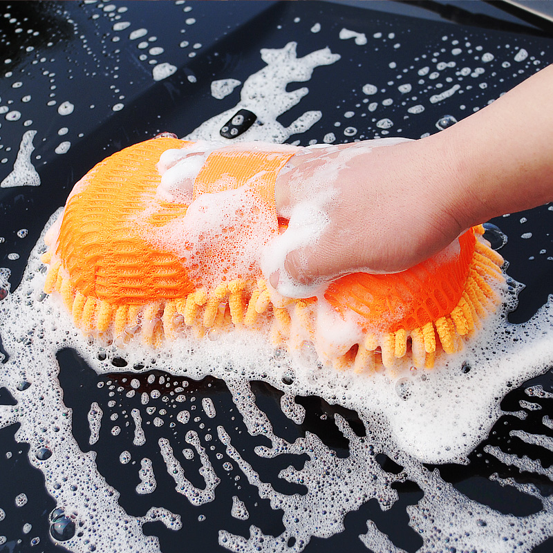 Microfiber Car Cleaning Brush Sponge