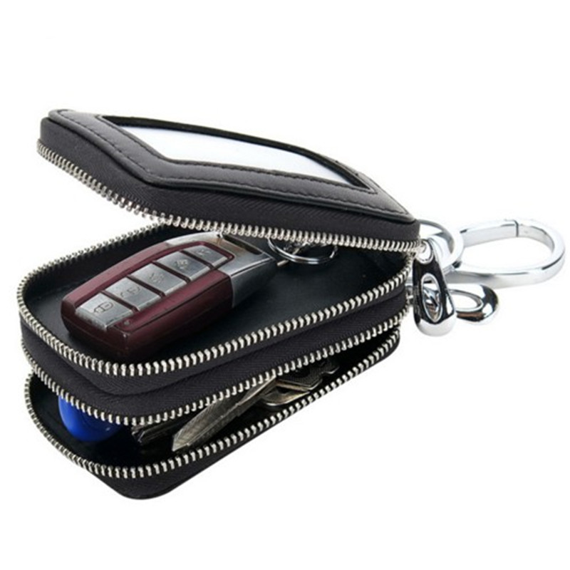 Leather Pouch Car Key Holder