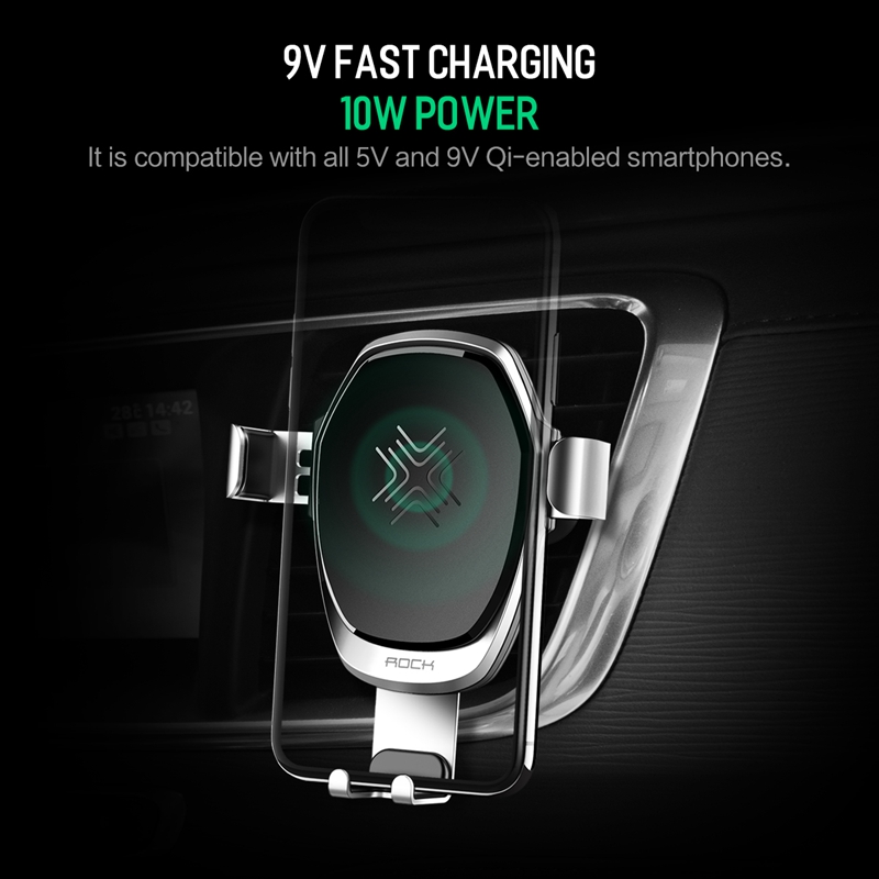 Universal Qi Car Wireless Charger For iPhone & Android