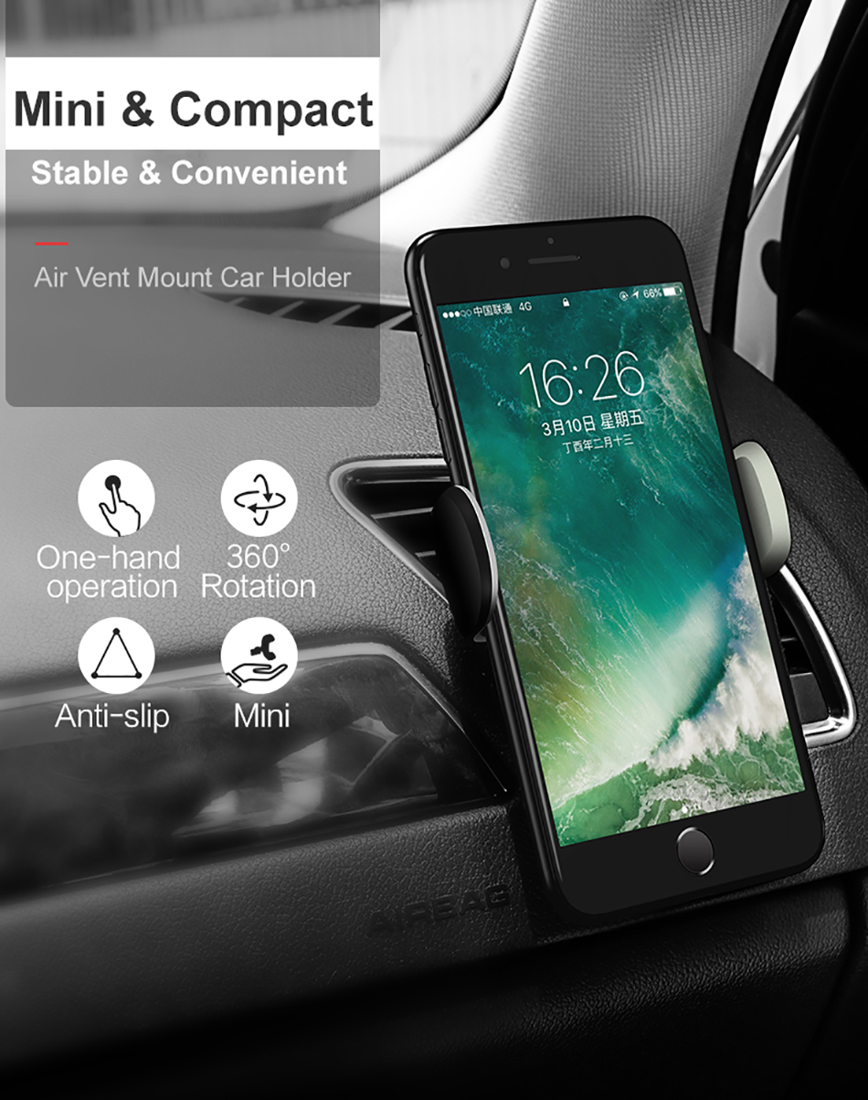 Universal Air Vent Clip On Car Phone Holder