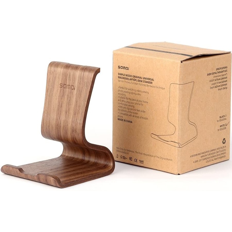 Universal Wooden Phone Stand