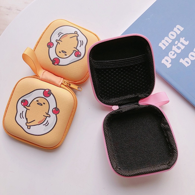 Mini Cartoon Earbud Pouch Case