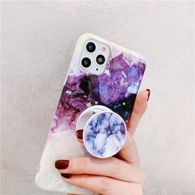 Marble Popsocket Self-Adhesive Phone Holder