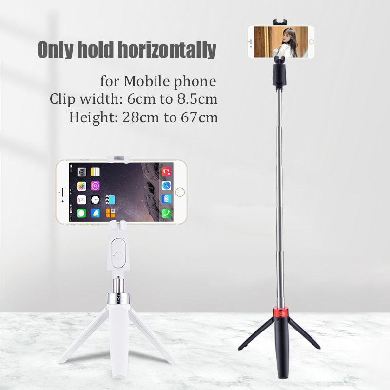 Selfie Stick Stand Phone Bluetooth Tripod