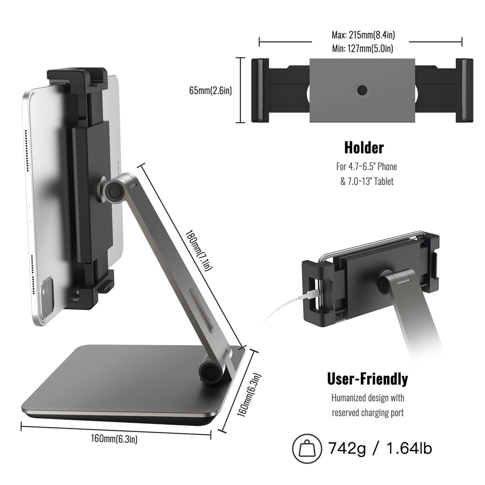 Universal Adjustable Tablet Stand