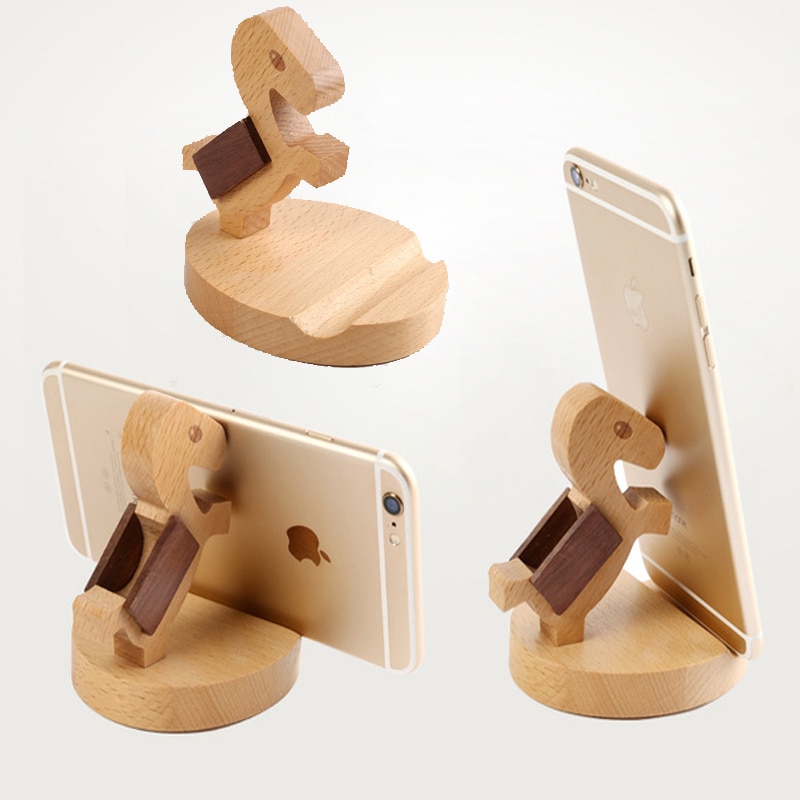 Wooden Phone Holder Stand