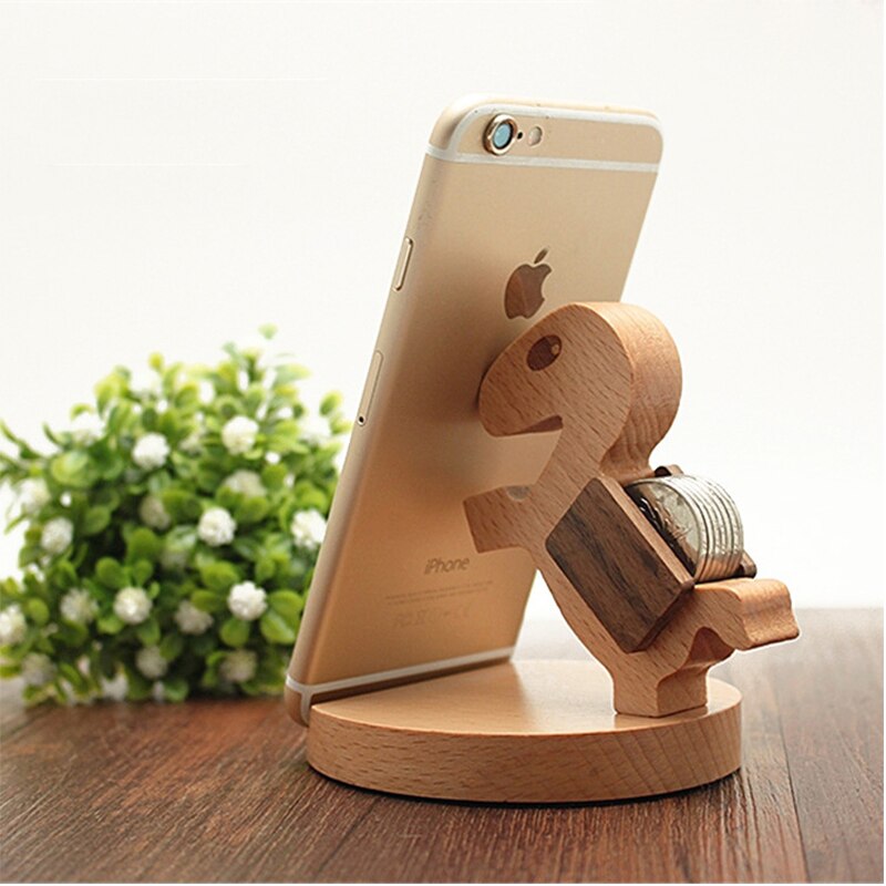 Wooden Phone Holder Stand