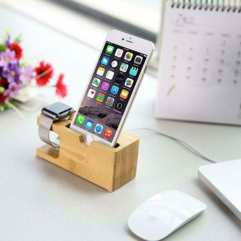 Wood Charging Station for iPhone and iWatch