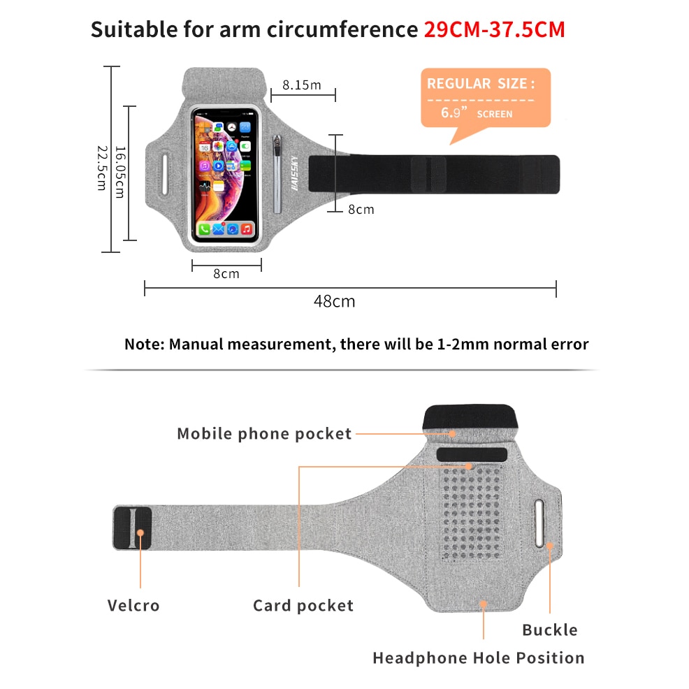 Arm Phone Pouch for Running