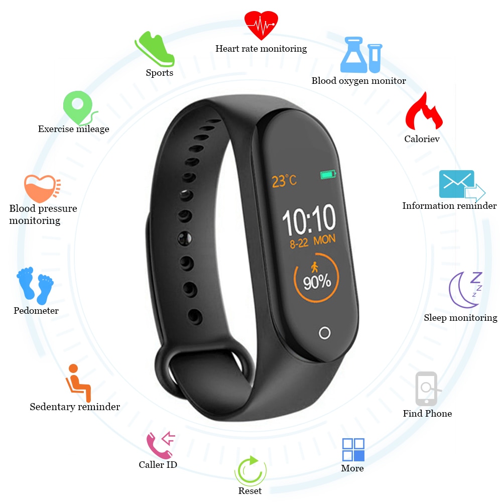 Smart Wristband Fitness Tracker