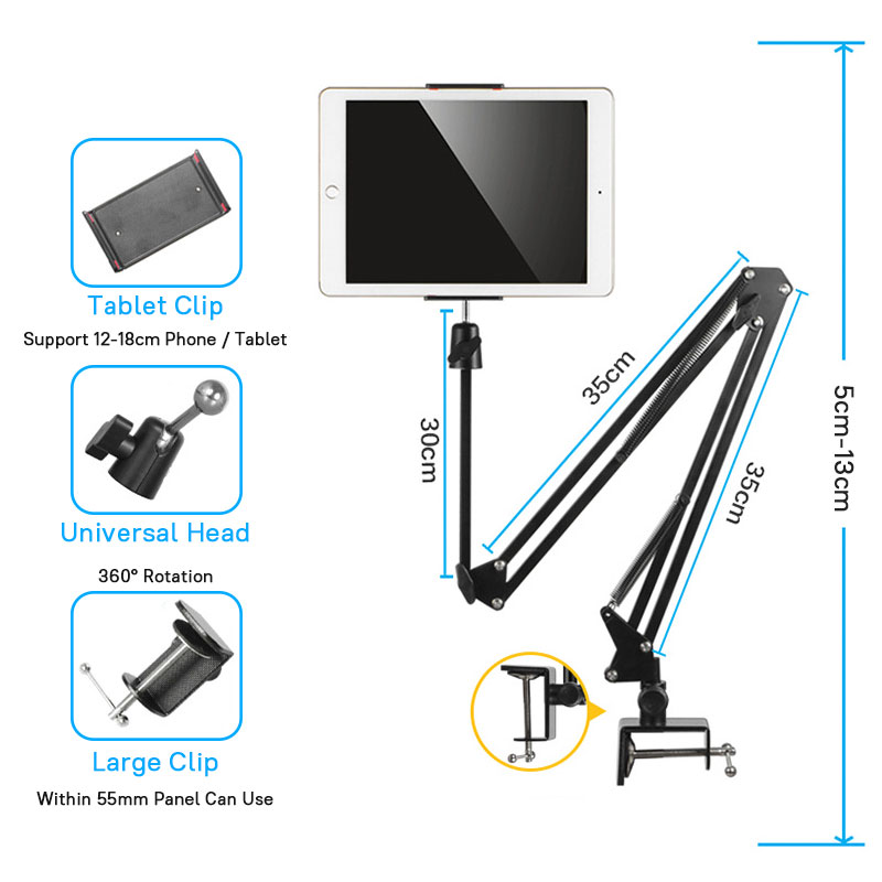 Tablet Holder for Bed Lazy Arm