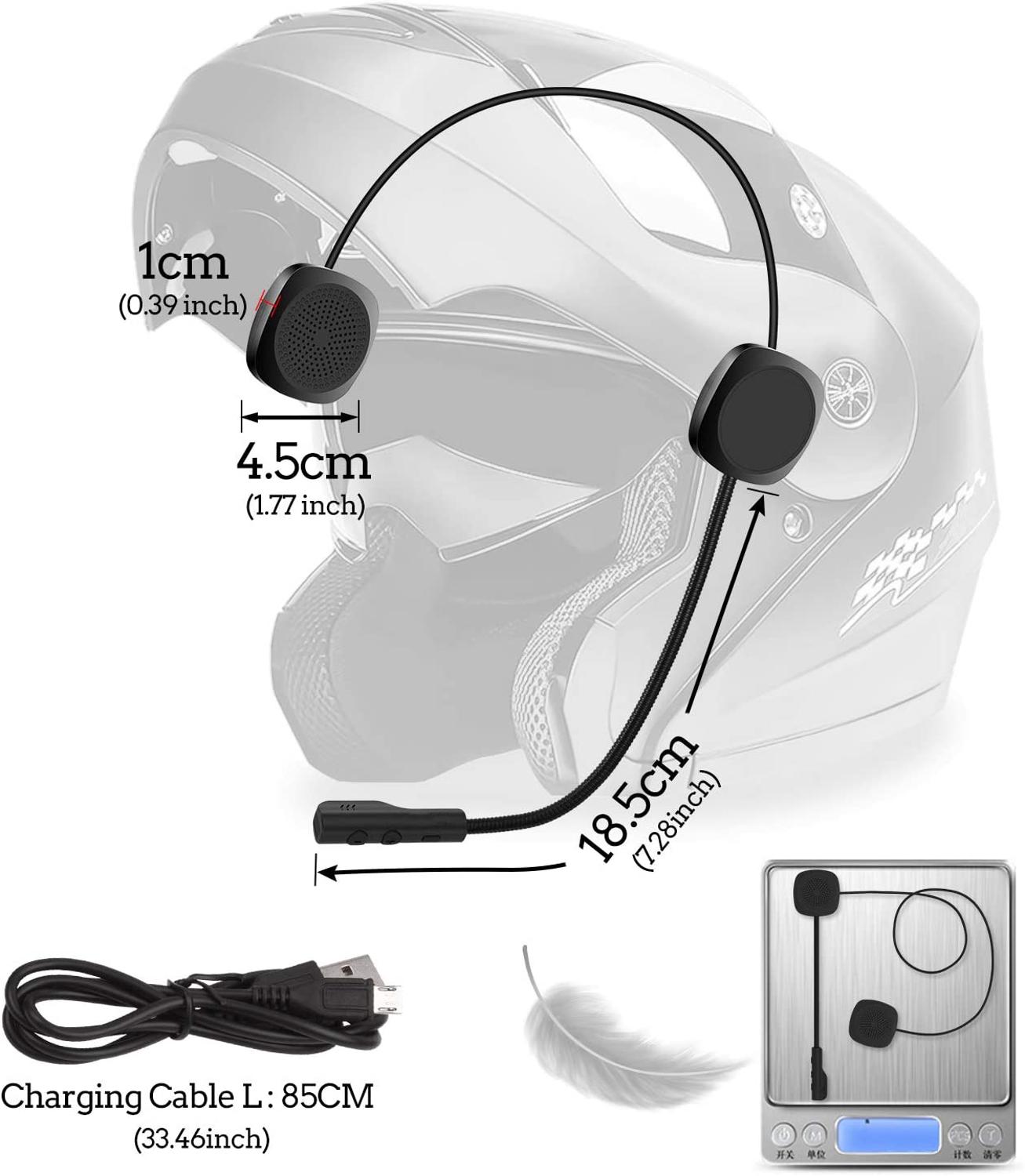 Motorcycle Helmet Speakers Bluetooth MP3