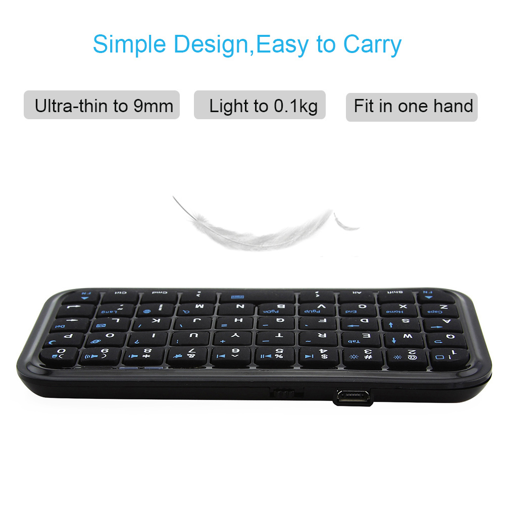 Portable Small Bluetooth Keyboard