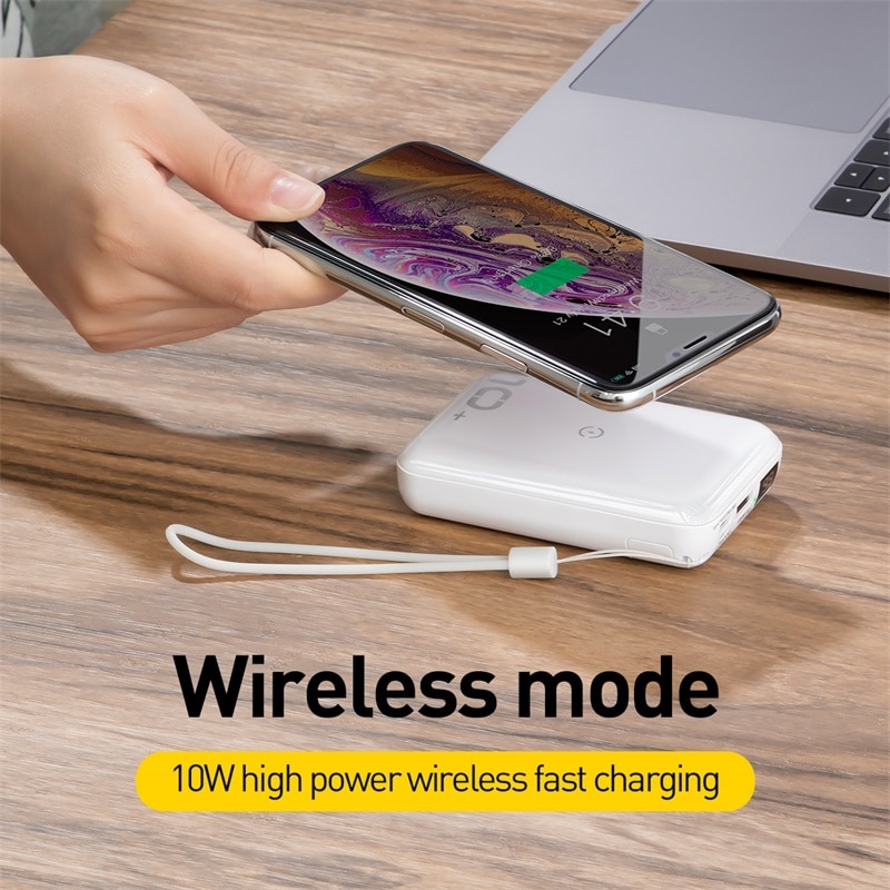 Wireless Charging Power Bank Device