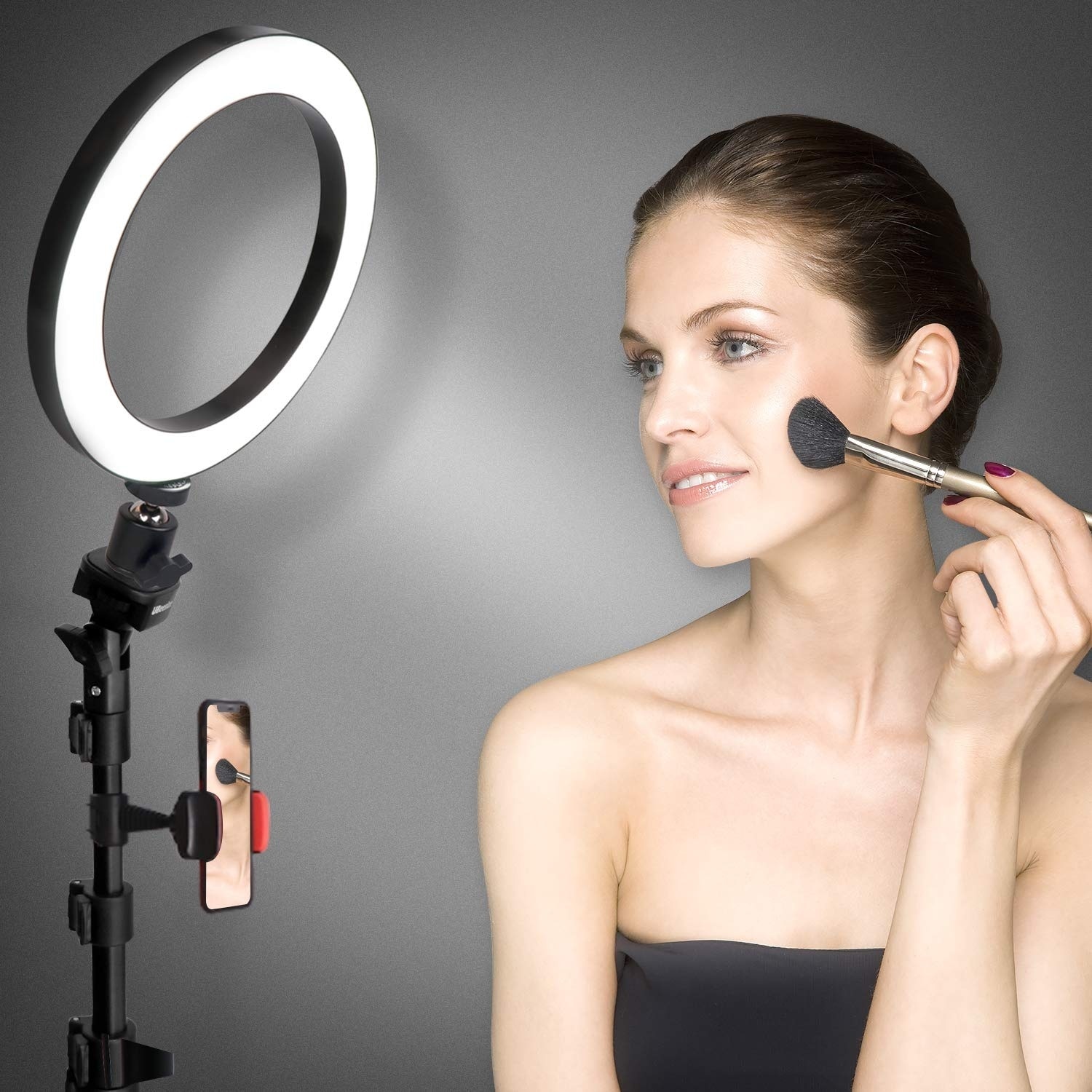 Ring Light Phone Holder with Tripod Stand