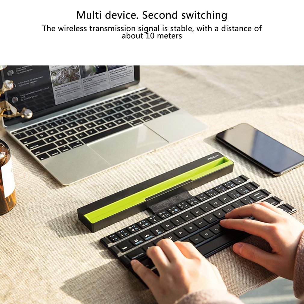 Wireless Folding Bluetooth Keyboard