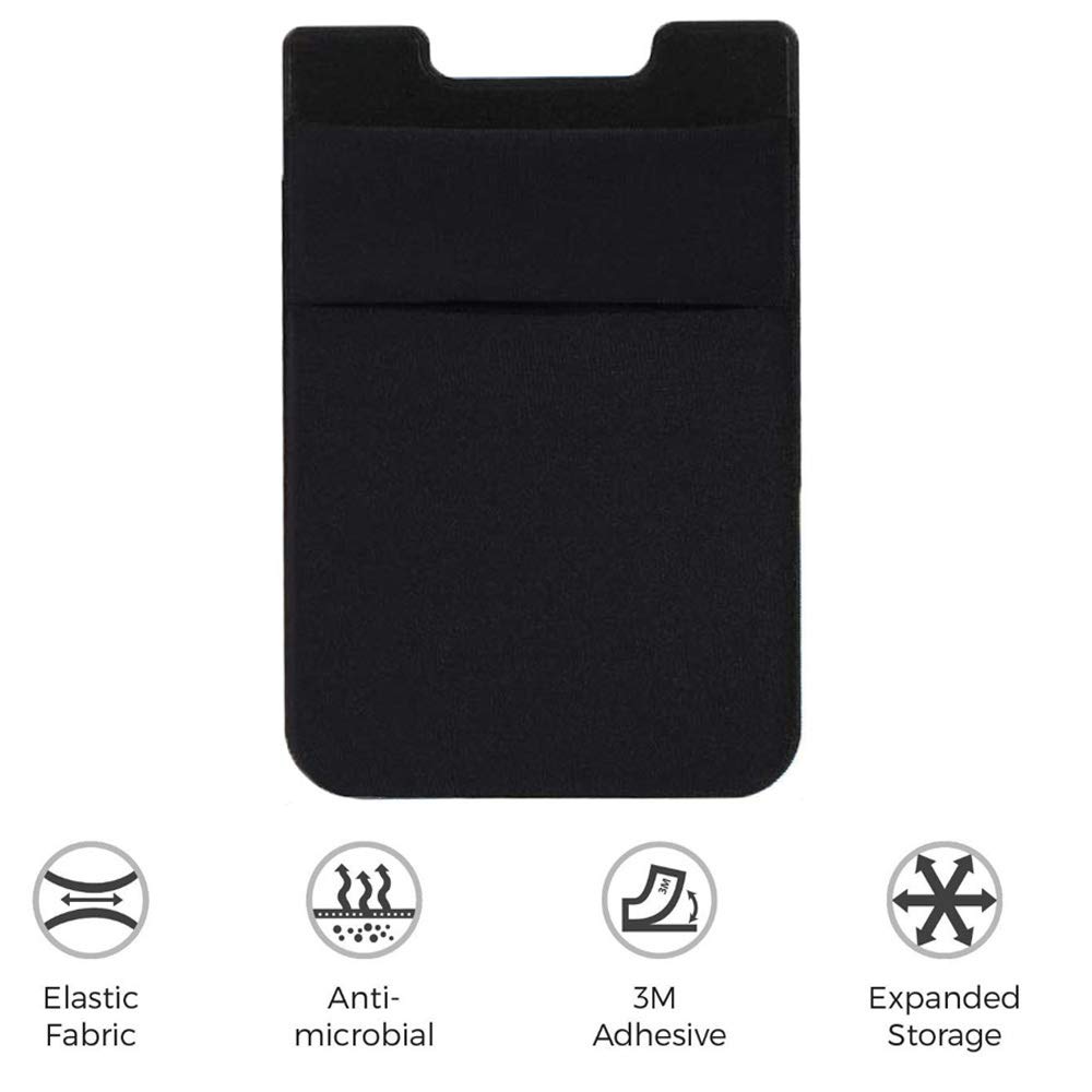 Credit Card Holder for Phone Stick-on Pouch