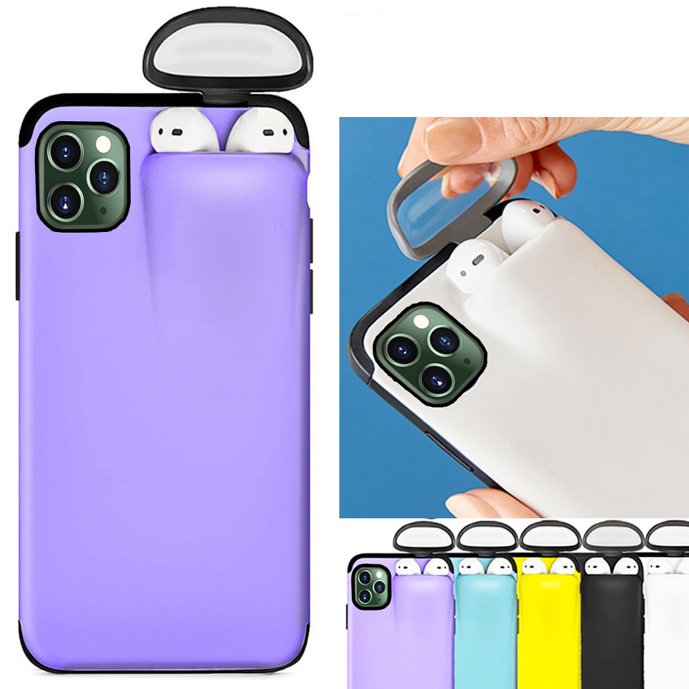 iPhone Case with Airpod Holder