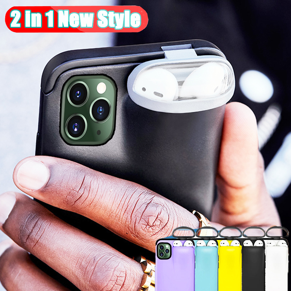 iPhone Case with Airpod Holder