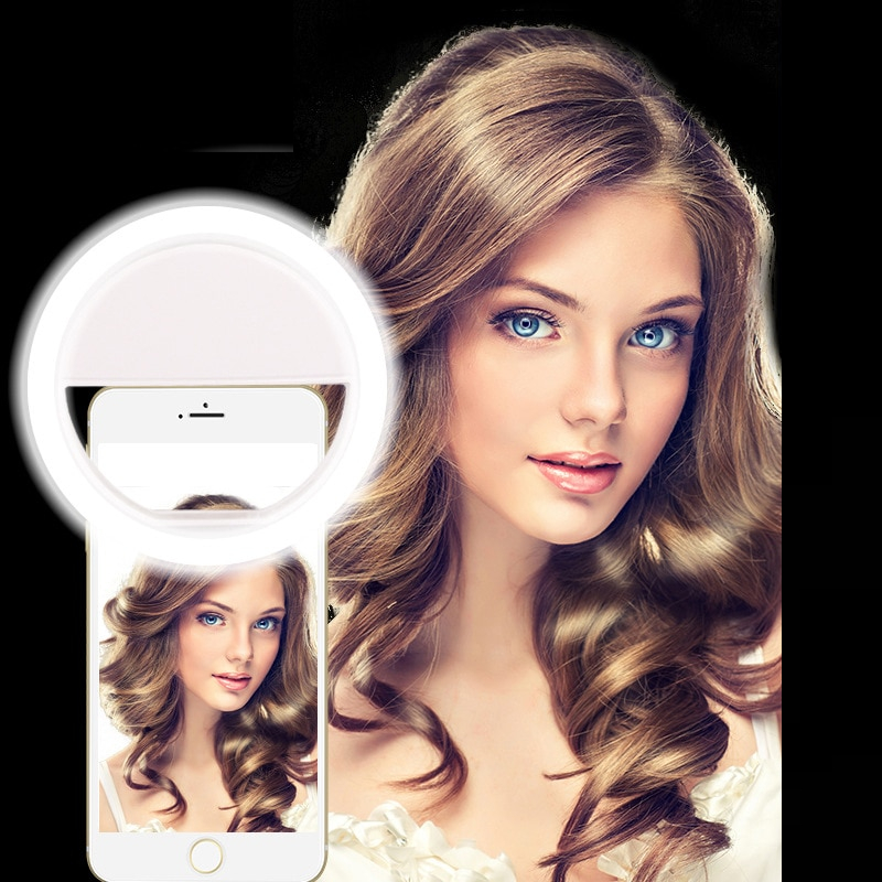 LED Selfie Ring Light Clip-on Lamp