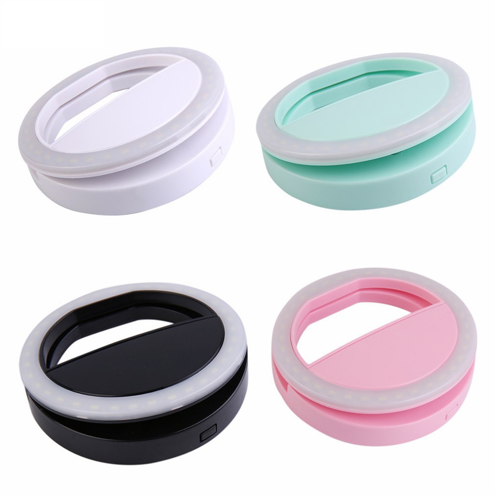 LED Selfie Ring Light Clip-on Lamp