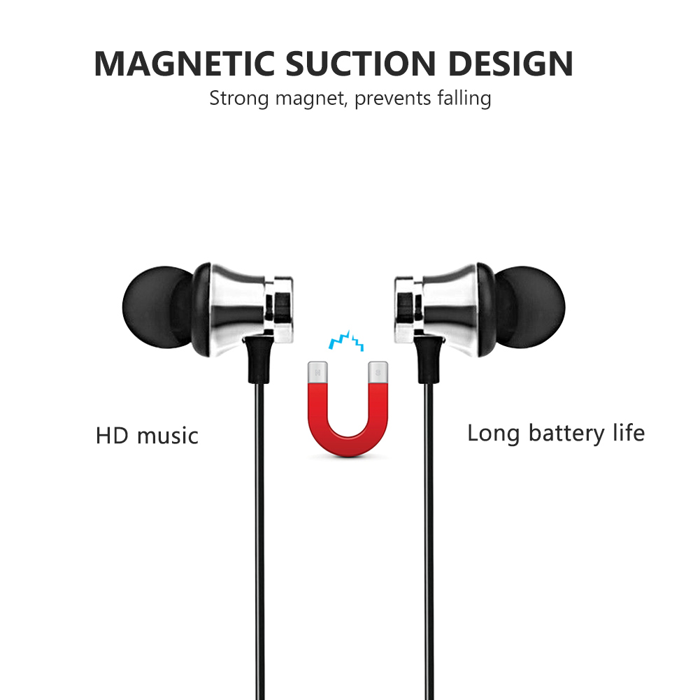 Magnetic Bluetooth Earphones Sports Earphones