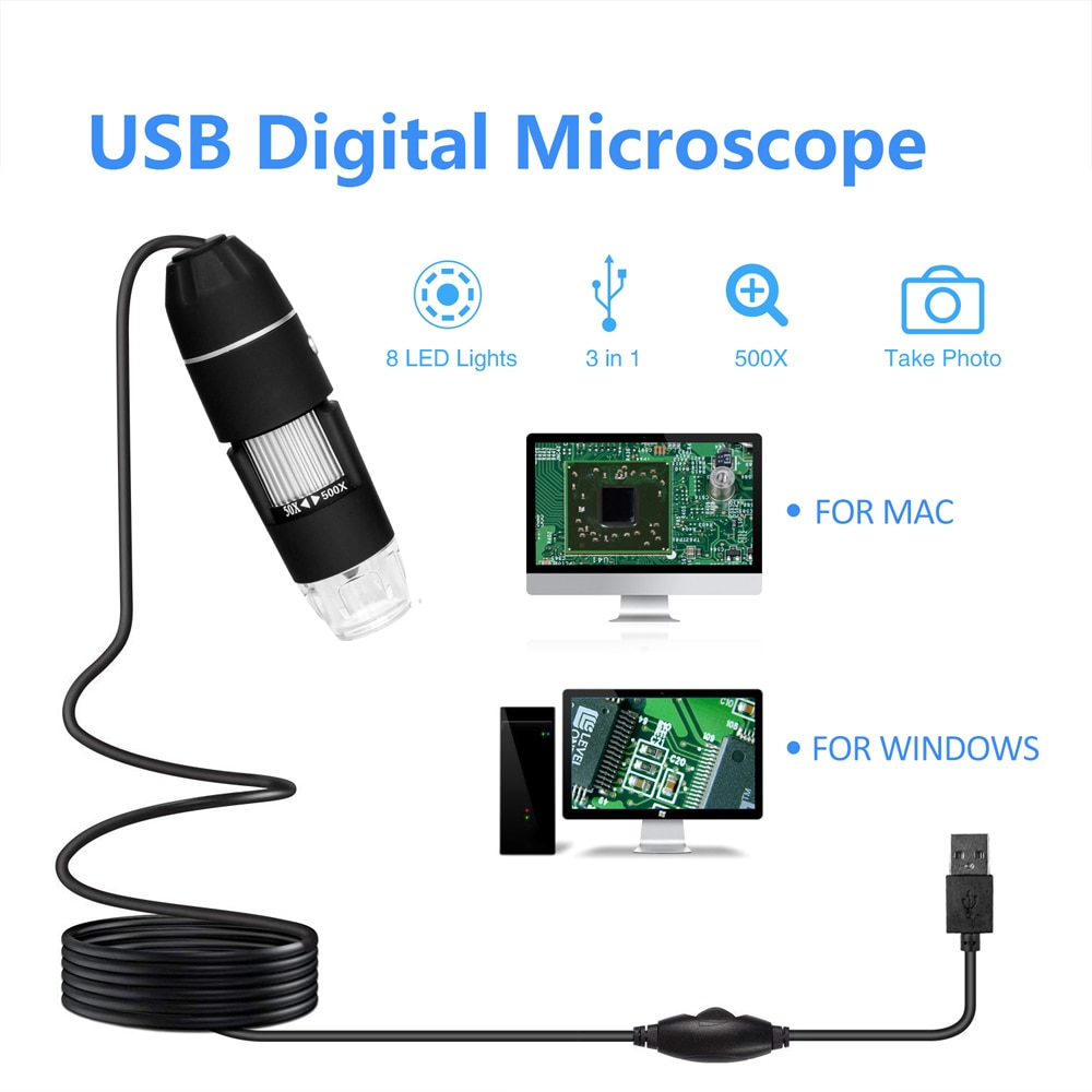 Portable Microscope USB Magnifier