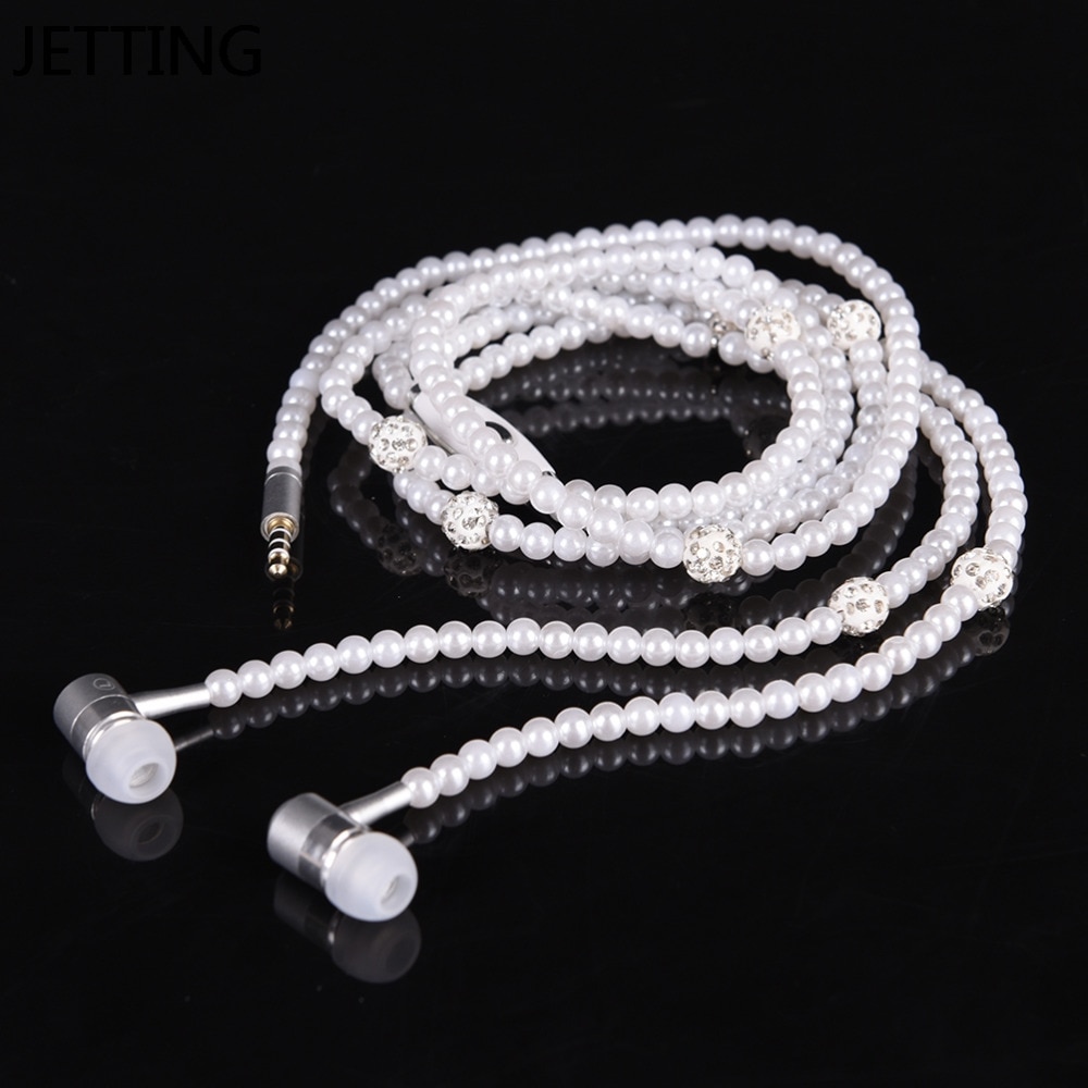 Earphone for Girls Beads Necklace