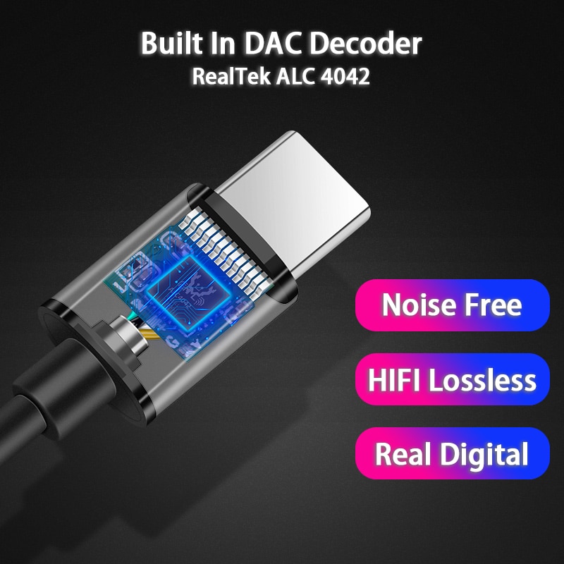 USB C To 3.5mm Adapter Audio Converter