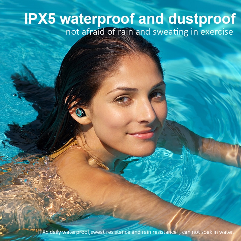 Waterproof Bluetooth Earphones Cool Earbuds