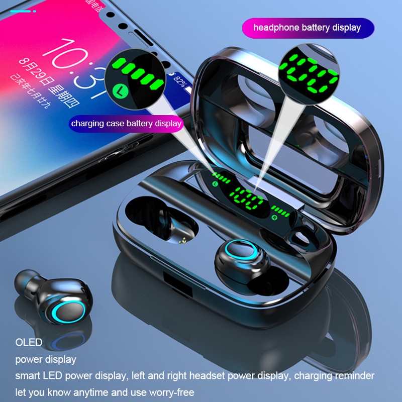 Waterproof Bluetooth Earphones Cool Earbuds