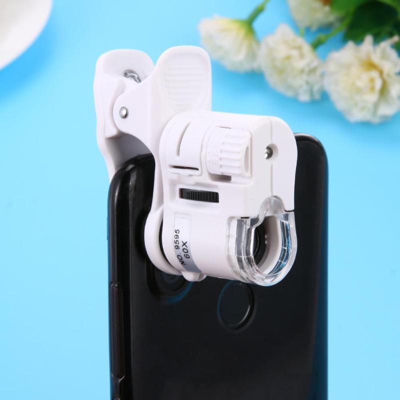 Phone Microscope 60X Clip-On Accessory