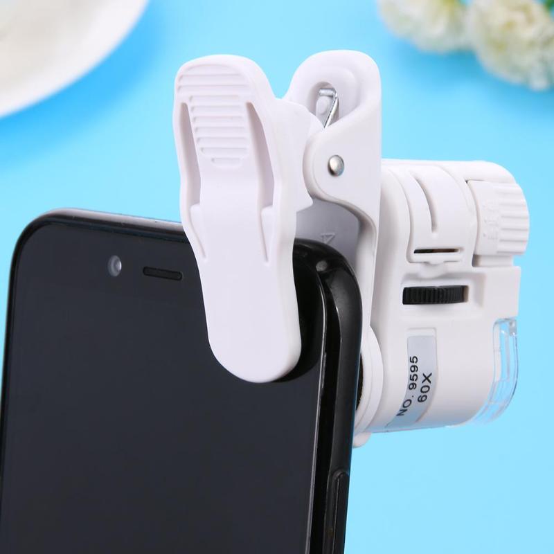 Phone Microscope 60X Clip-On Accessory