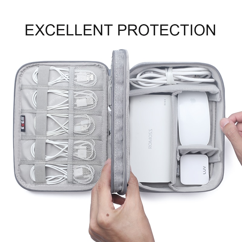 Cable Organizer Bag Storage Case