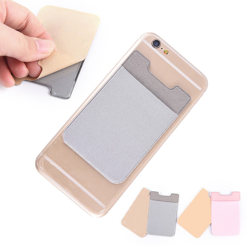 Cell Phone Wallet Self-Adhesive Pocket