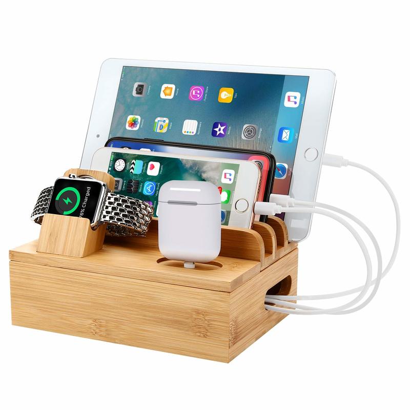 Wooden Docking Station Charging Docks