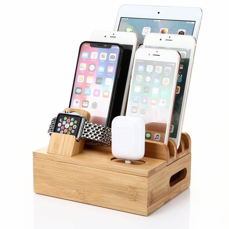 Wooden Docking Station Charging Docks