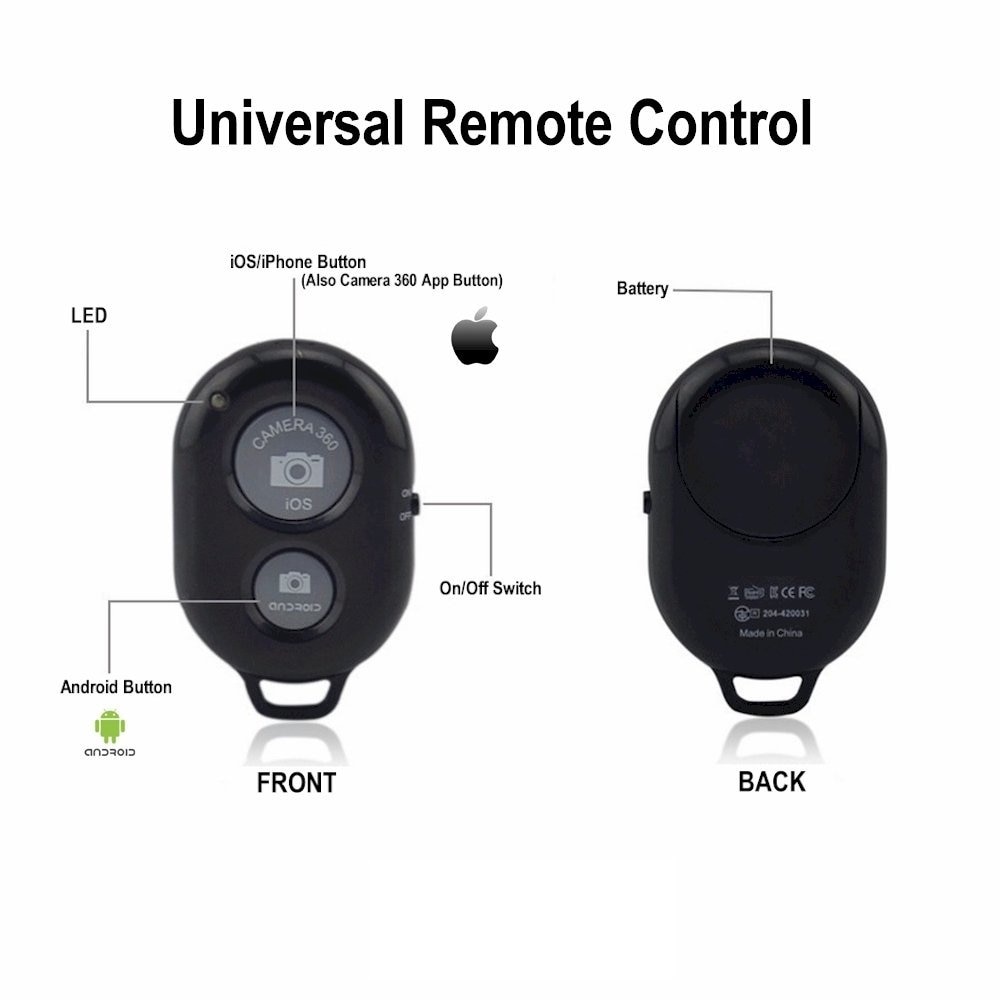 Remote Control Camera Selfie Button