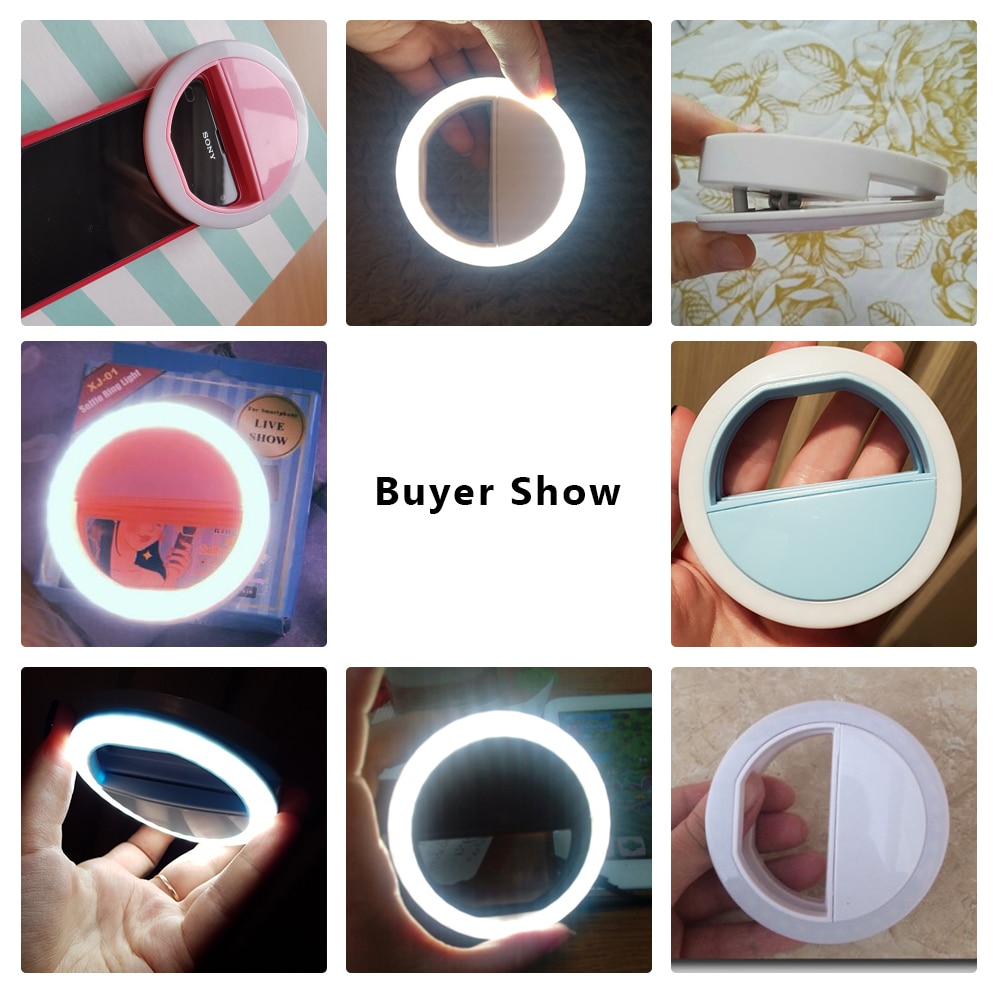 Selfie Ring Portable Mobile Lamp