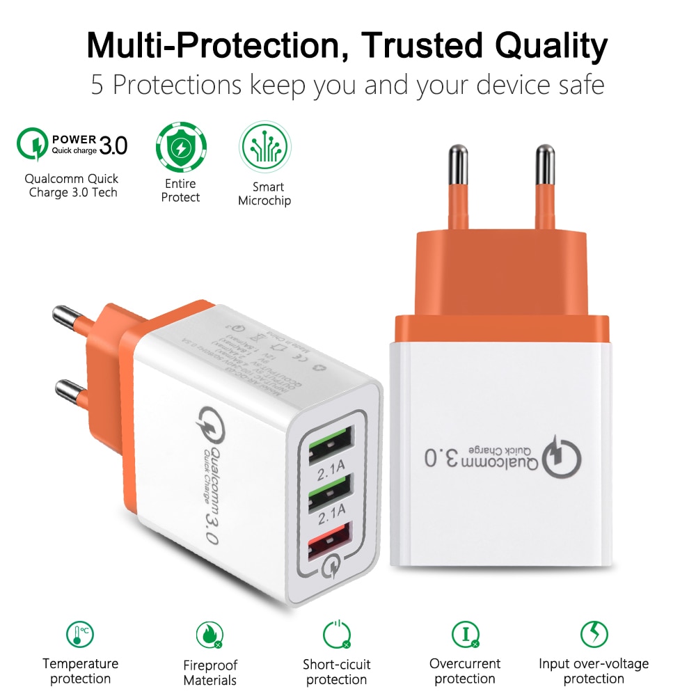 Wall Charger USB Quick Charging