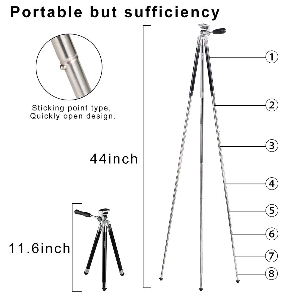 Mobile Tripod Travel Camera Accessory