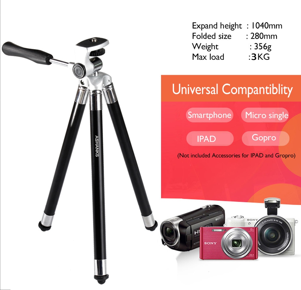 Mobile Tripod Travel Camera Accessory