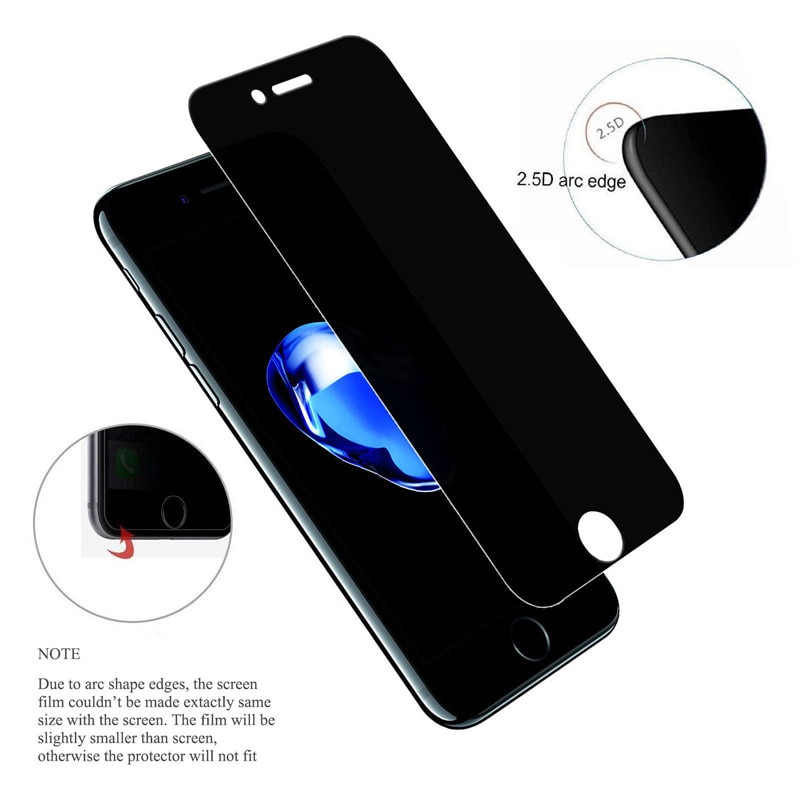 Privacy Screen Protector 9H for iPhone