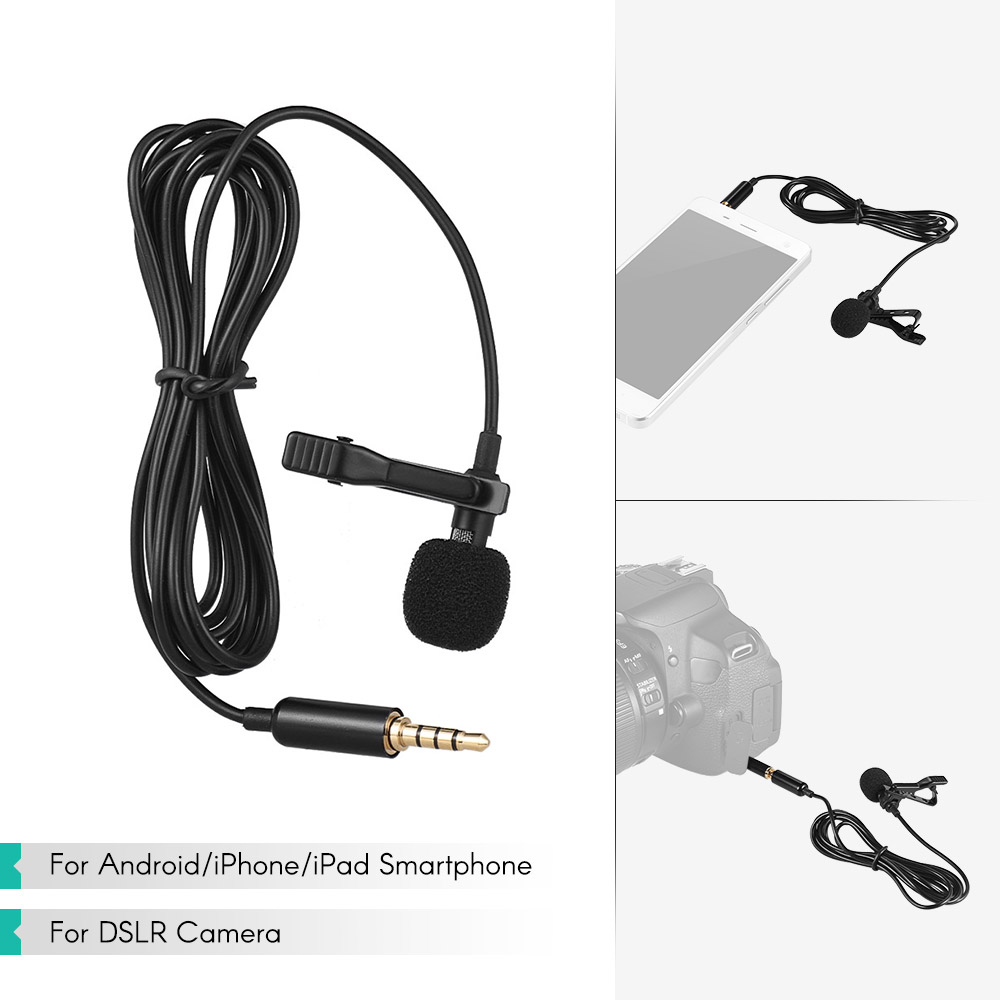 Phone Microphone Mini Clip-on Mic