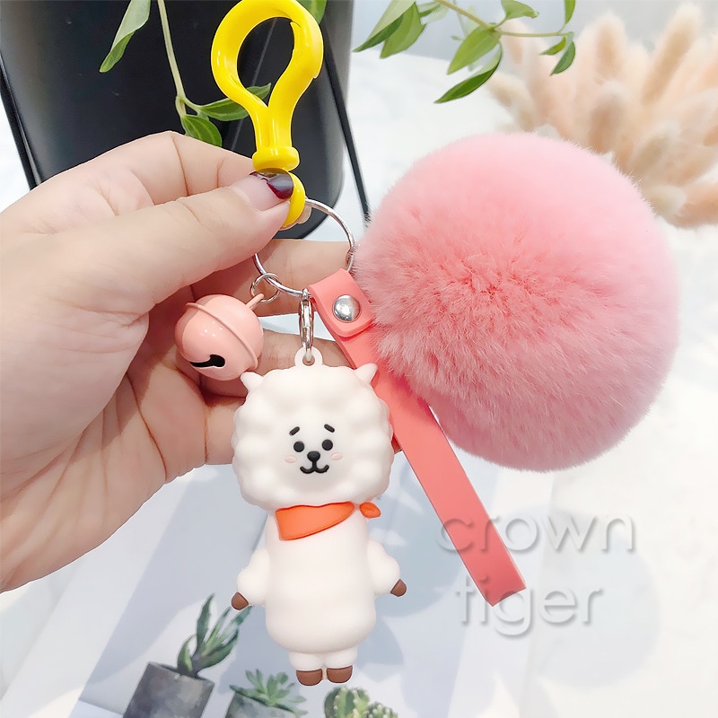 Pom Pom Keyring BT21 Characters